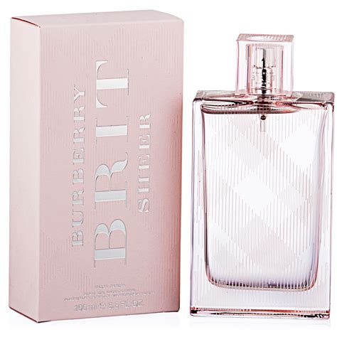 burberry brit perfumes mujer|burberry brit sheer 100ml price.